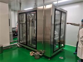 桂林某制藥公司-江蘇萬創(chuàng)滅菌科技-高溫蒸汽瞬時(shí)粉末滅菌設(shè)備安裝現(xiàn)場(chǎng)！