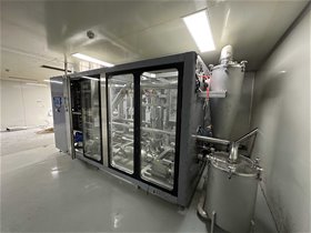 安徽安慶某制藥公司-江蘇萬創(chuàng)滅菌科技-高溫蒸汽瞬時粉末滅菌設備安裝現(xiàn)場！